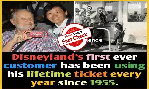 Fact Check: Disneylands first customer still uses his lifetime ticket