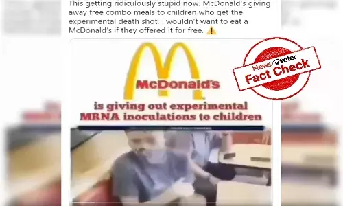 McDonalds is not giving experimental MRNA inoculations to children