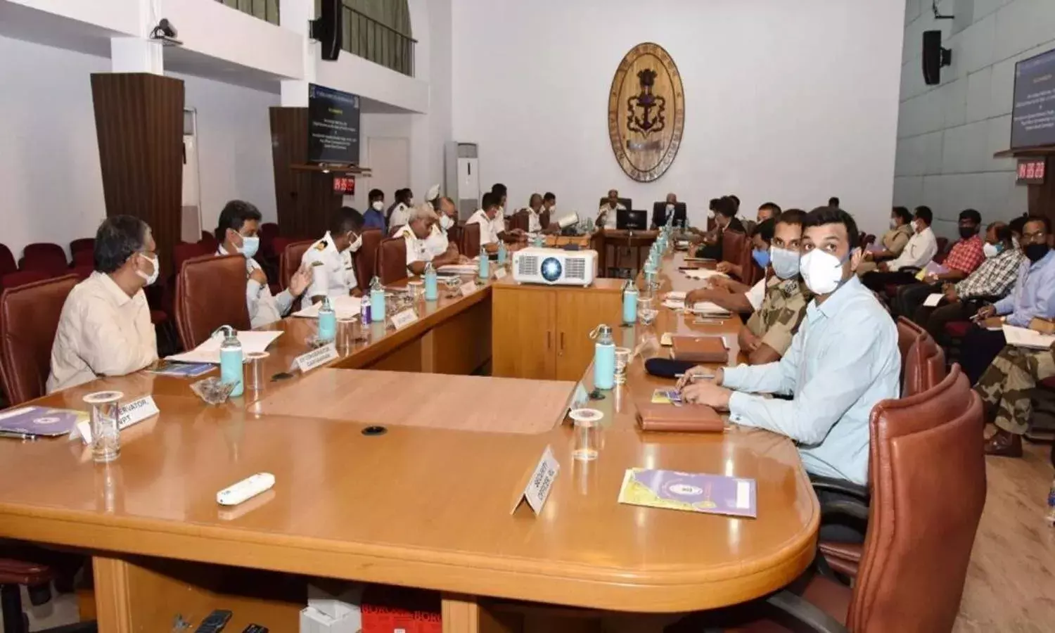 Apex committee review meeting held in Vizag to discuss coastal security