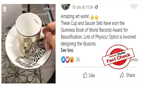 FACT CHECK: Did these cups and saucers win Guinness World Records title?