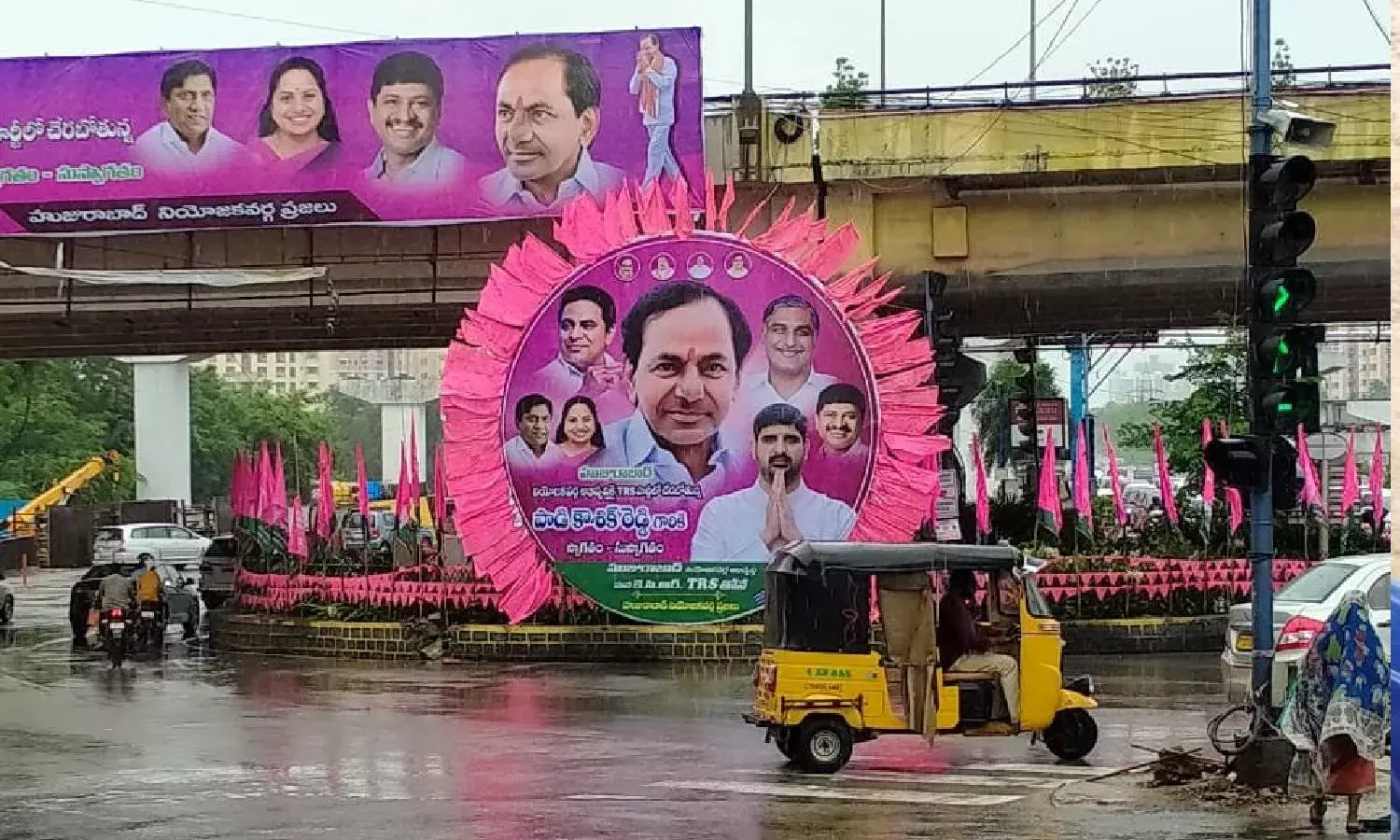 Congress leader-turned TRS neta Padi Kaushik Reddy fined Rs 10L for defacing Hyderabad
