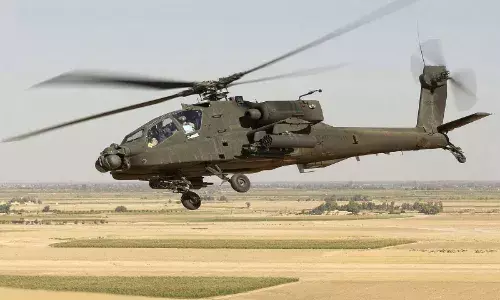 Tata Boeing Aerospace Ltd delivers its 100th fuselage for AH-64 Apache combat helicopter