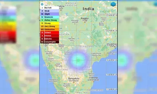 Moderate temblor jolts Hyderabad; no loss of life, property reported