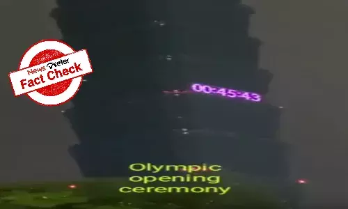 Taiwans New Year celebration passed off as Olympic opening ceremony