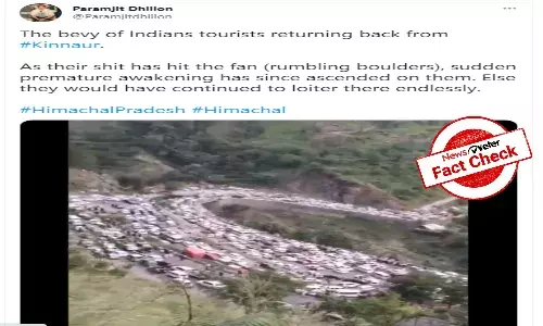 Fact Check: Video of massive traffic jam is from Pakistan, not Himachal Pradesh