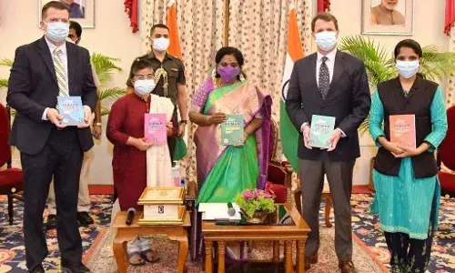 TS Guv launches anti-trafficking handbooks developed by US Consulate General Hyderabad