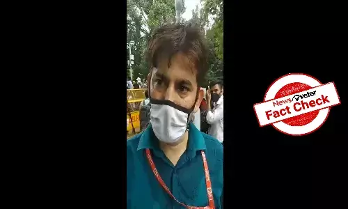 Fact Check: Video of injured news channel cameraman shared with false claims