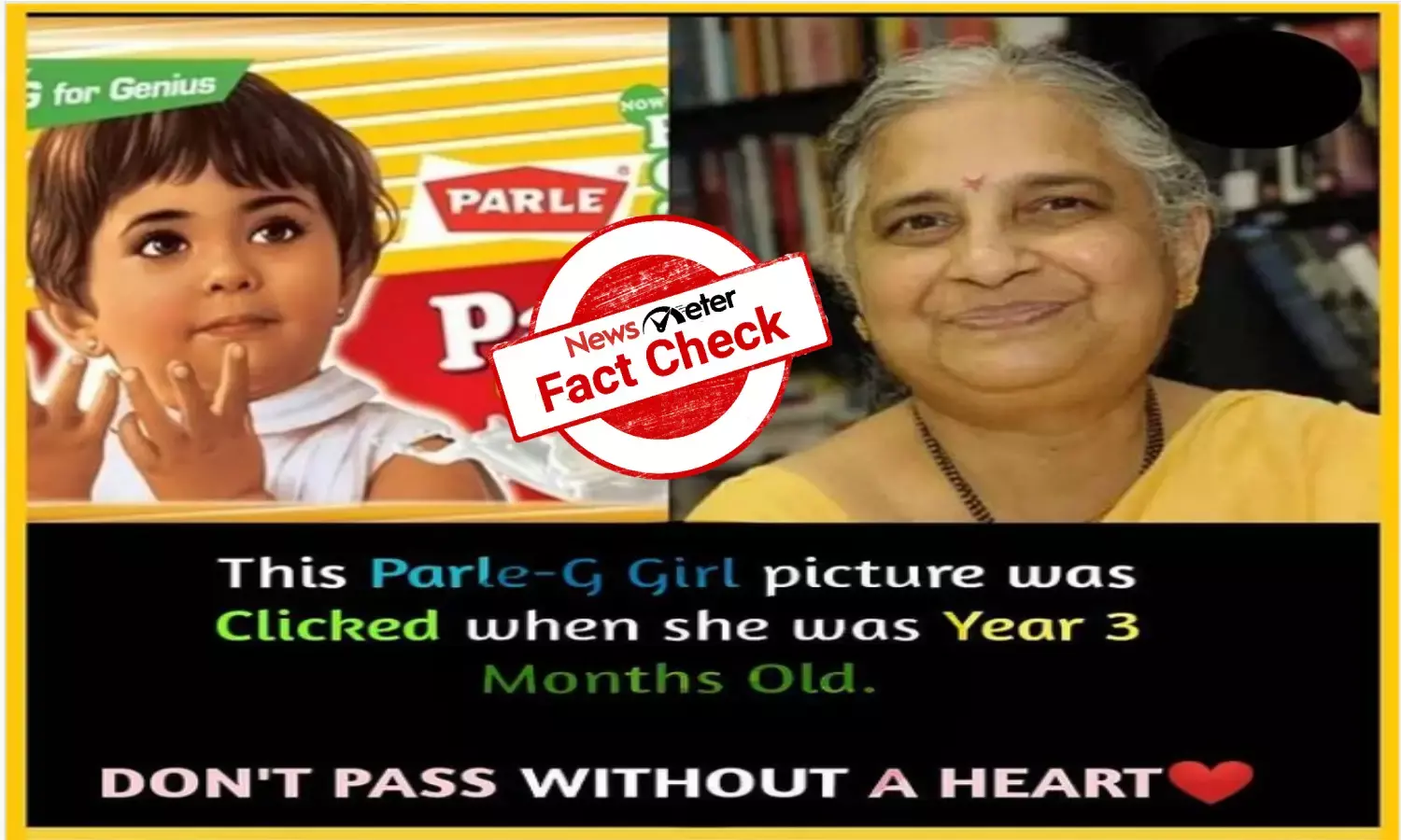 Is Sudha Murthy Parle G girl?