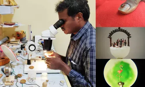 Meet Chinnayachari, a man creating miniature marvels