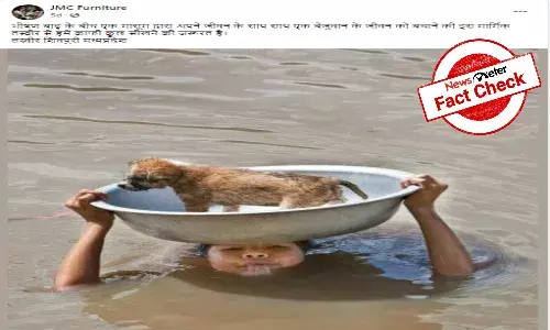 Fact Check: Image of girl carrying puppy is from Vietnam, not MP