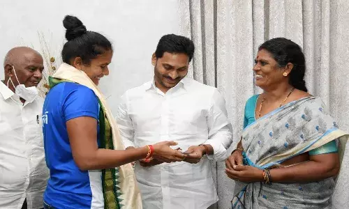 It is raining cash for Olympian Rajani in Andhra Pradesh