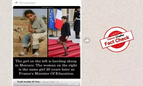 Fact Check: Shepherd kid in viral picture is not Frances former education minister