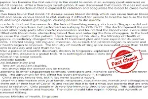 Fact Check: Did Singapore government conduct autopsy on bodies of COVID victims? Fact Check: Did Singapore government conduct autopsy on bodies of COVID victims?