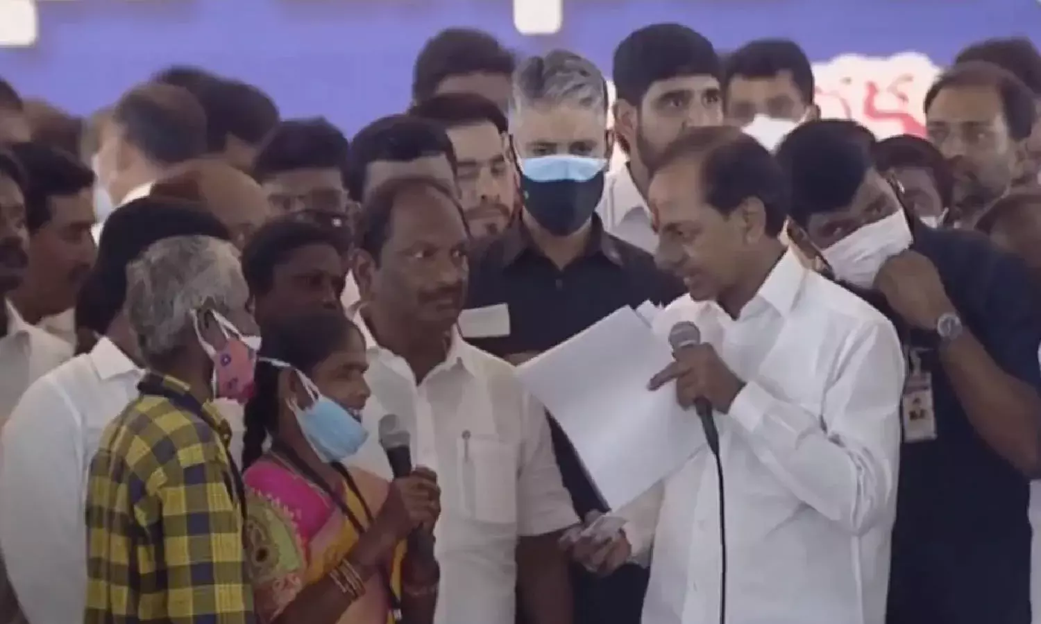 KCR launches Dalit Bandhu in Huzurabad; announces Rs. 25,000 cr protection fund