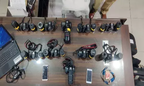 Telugu artist held for stealing cameras rented through Olx
