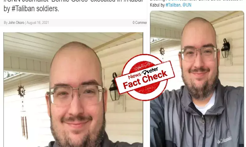 Man in viral picture is not CNN reporter Bernie Gores