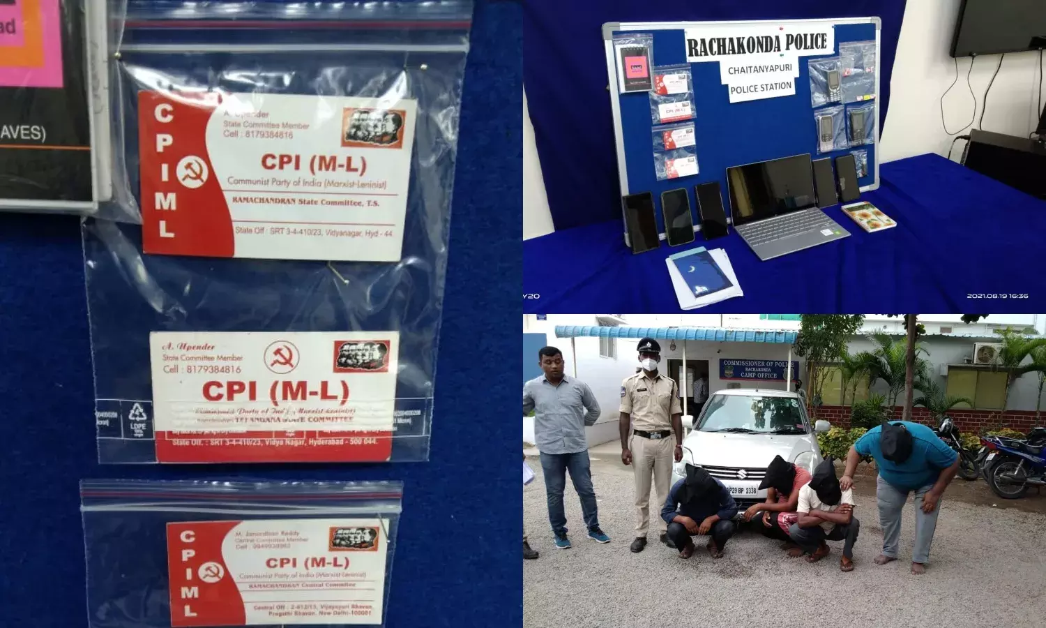 4 held for extorting money in guise of collecting funds for CPI-ML