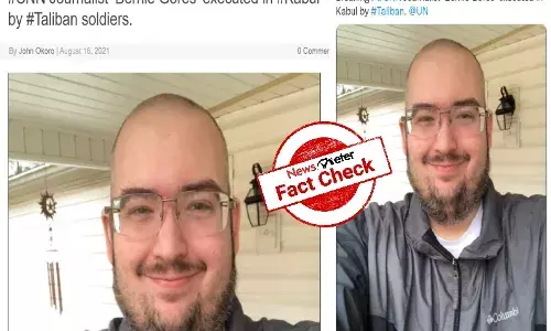 Man in viral picture is not CNN reporter Bernie Gores