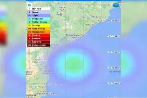 Magnitude 5.1 earthquake hits Bay of Bengal, tremors felt in Andhra Pradesh Magnitude 5.1 earthquake hits Bay of Bengal, tremors felt in Andhra Pradesh