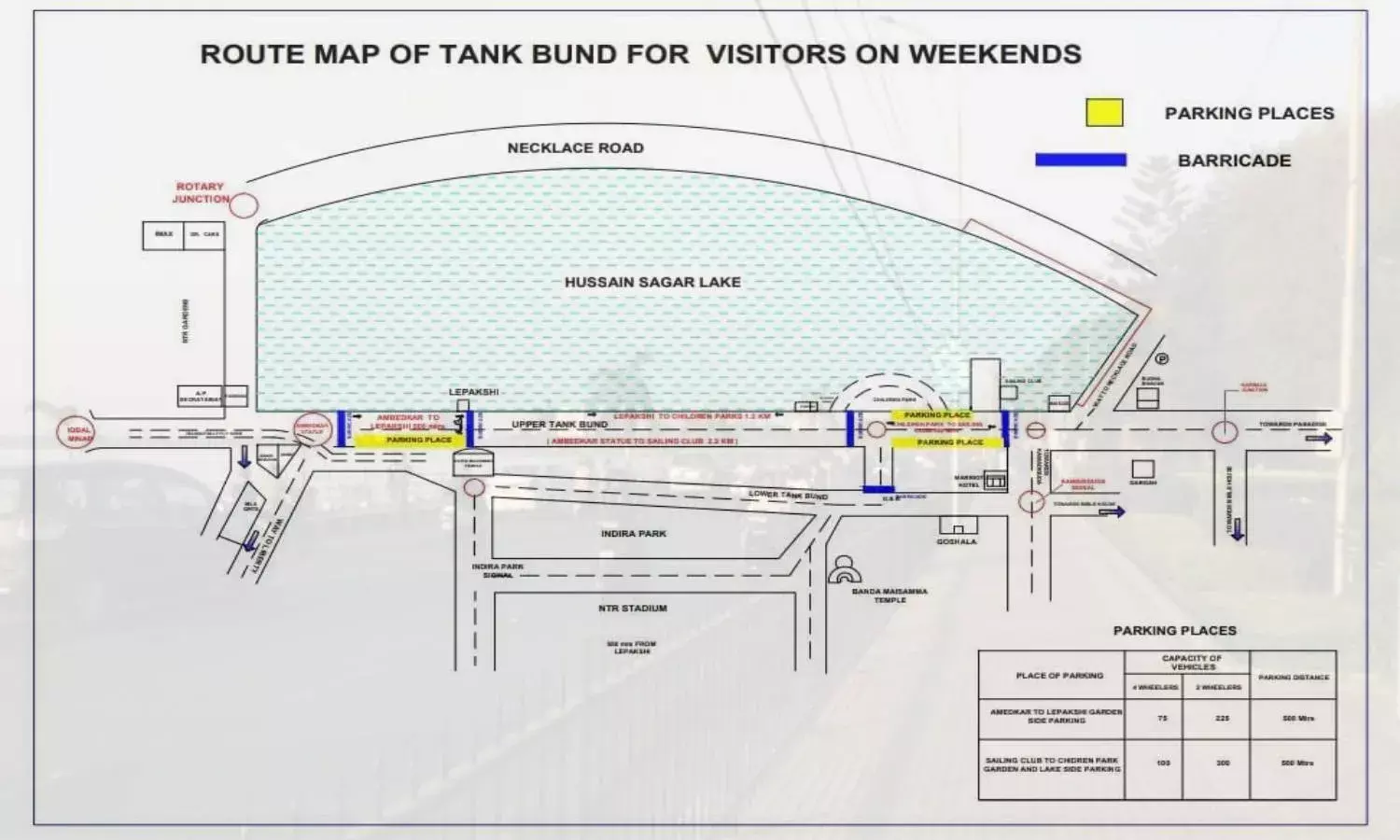Tank Bund weekend traffic plan: Check timings, diversions before commuting