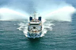 Vigraha: Indigenously-built Indian Coast Guard ship to be based in Vizag Vigraha: Indigenously-built Indian Coast Guard ship to be based in Vizag