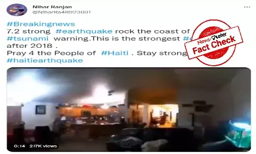 Fact Check: Video from Alaska shared as recent Haiti earthquake