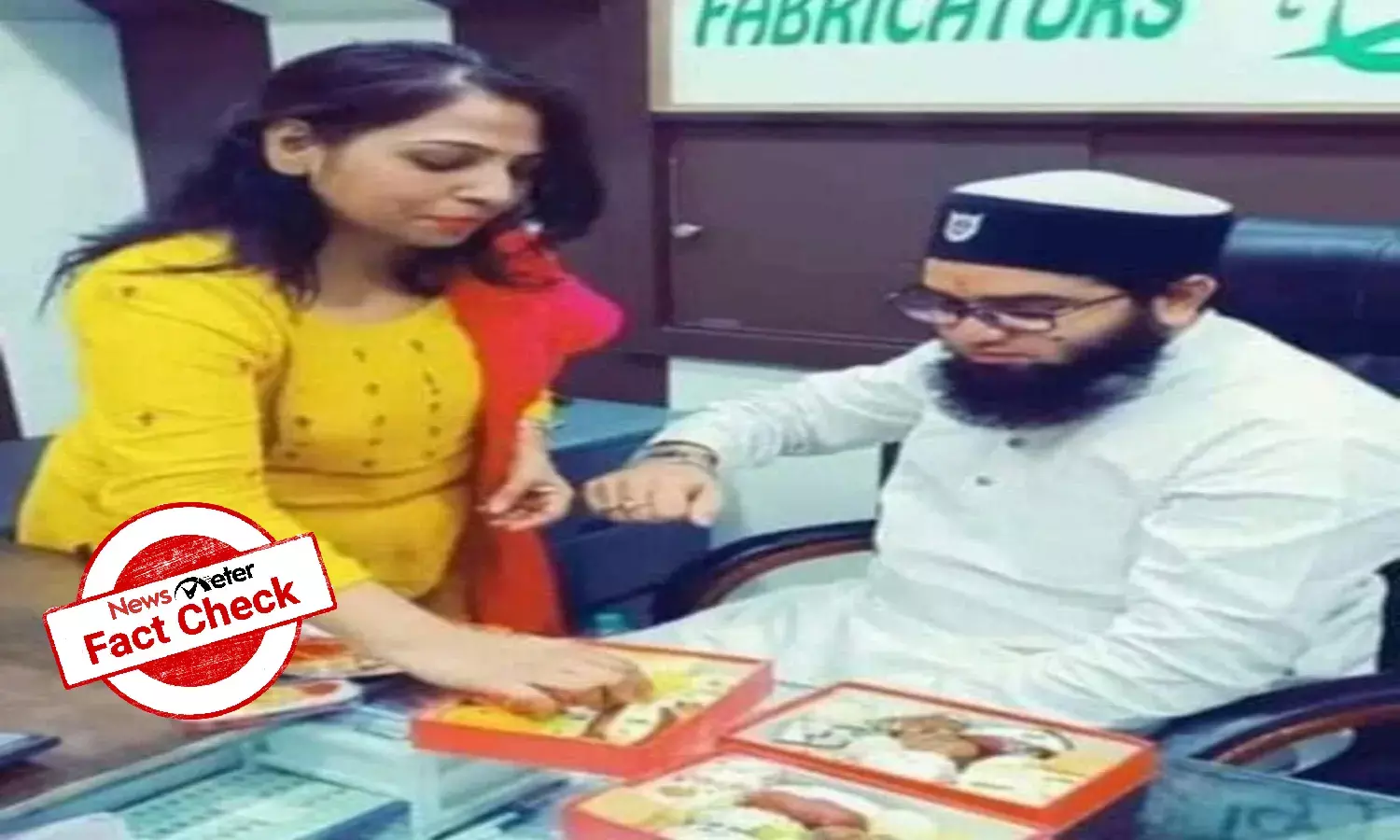 Fact Check: Image of woman tying rakhi to Muslim man goes viral with false claim