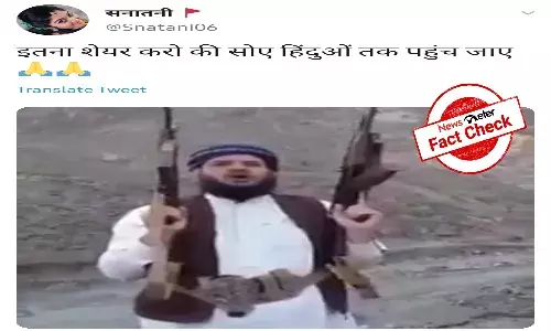 Fact Check: Did Pakistani Taliban threaten India in a video post?