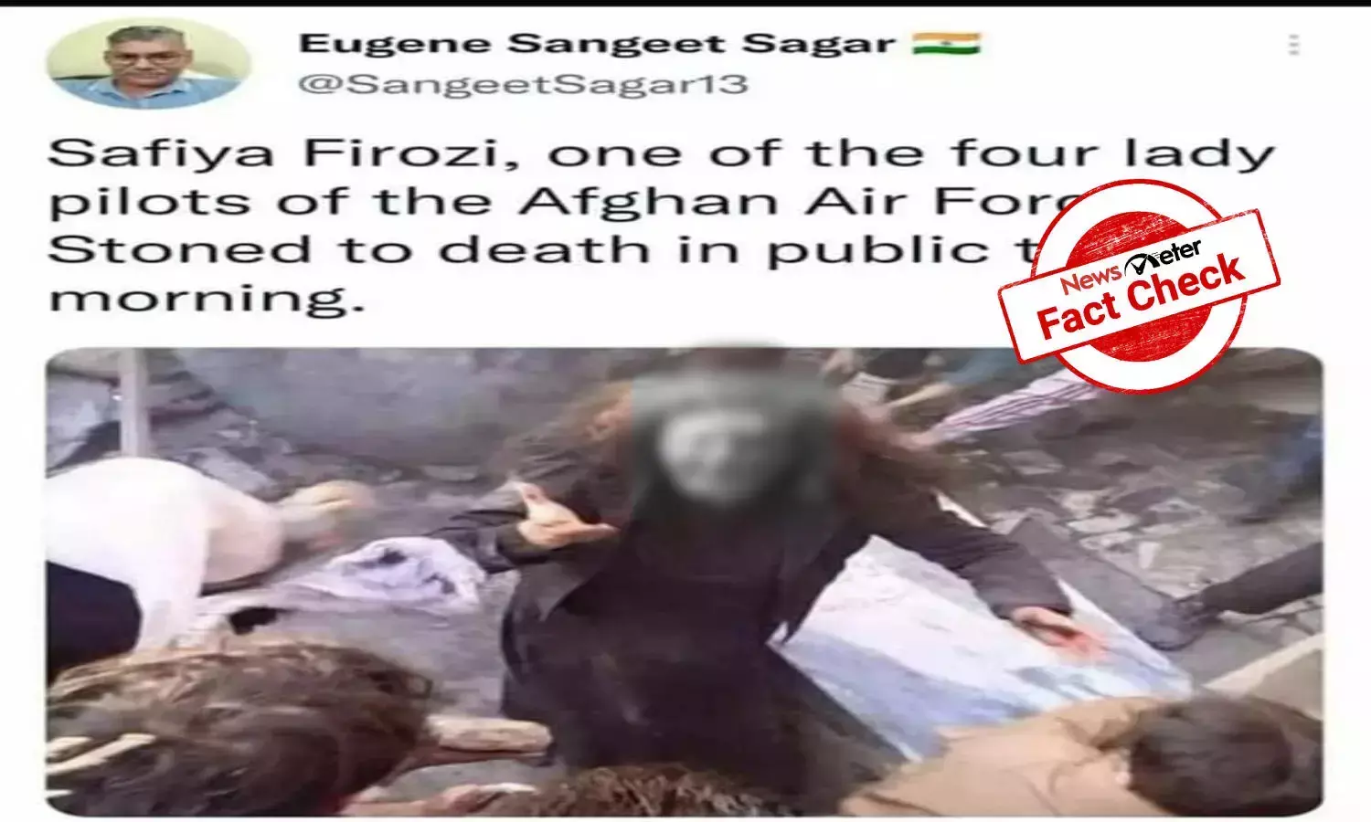 Fact Check: Woman stoned to death is not related to Taliban takeover in Afghanistan