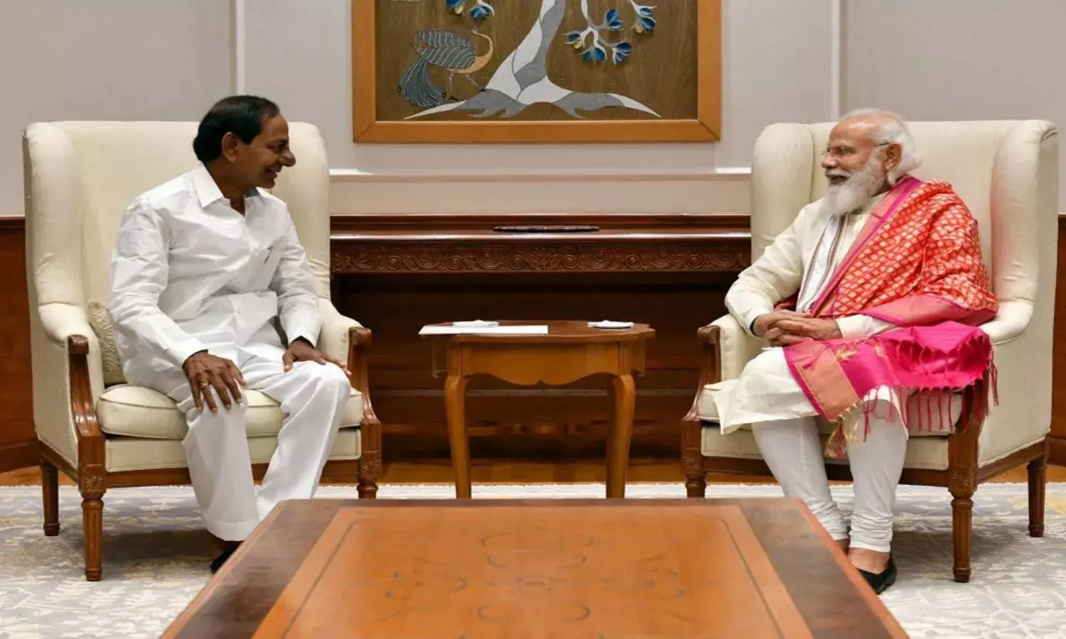 Hyderabad-Nagpur corridor to tribal university: KCR submits wish list to PM Modi