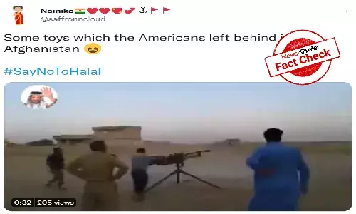 FACT CHECK: Video of men firing US machine guns is not linked to Taliban