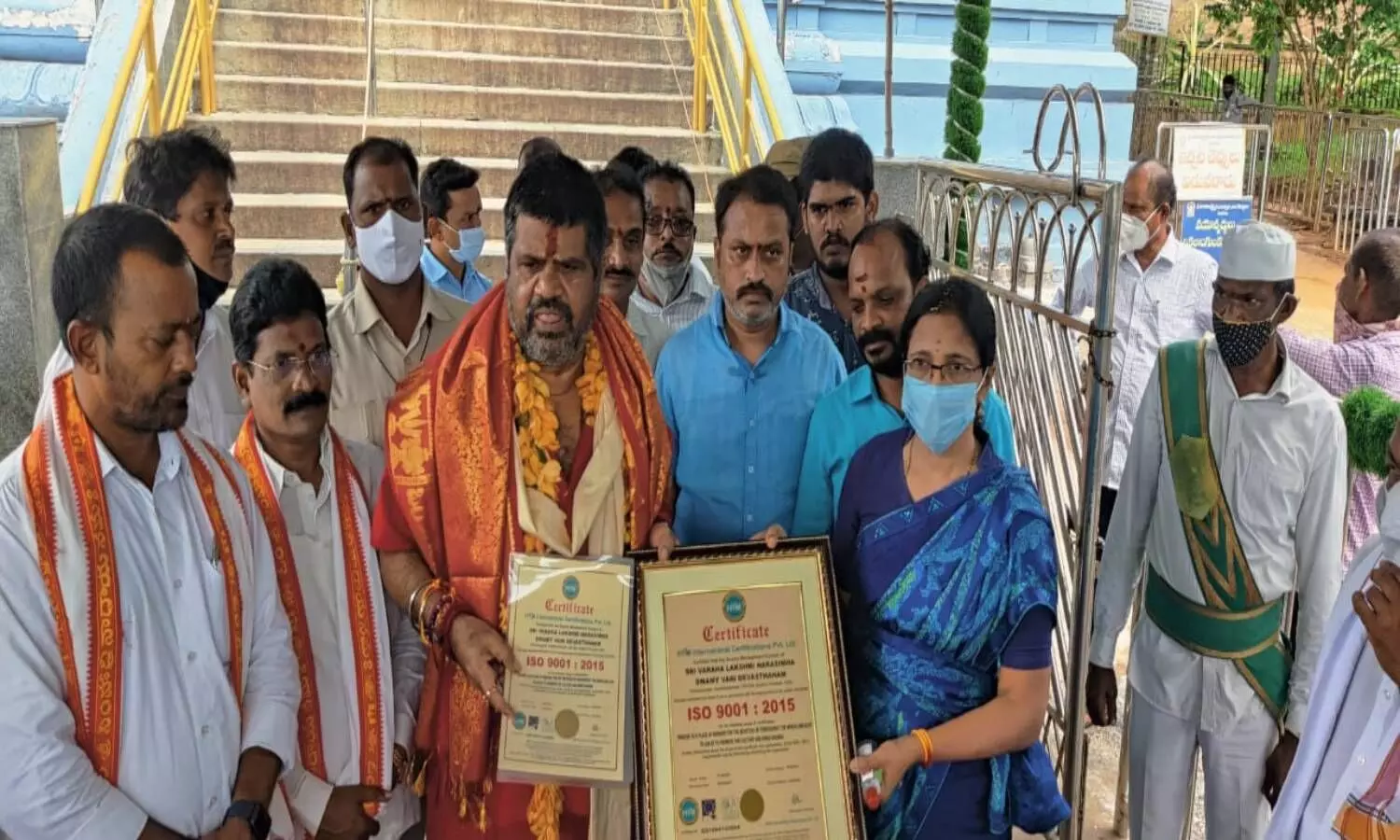 Simhachalam temple conferred with ISO certificate