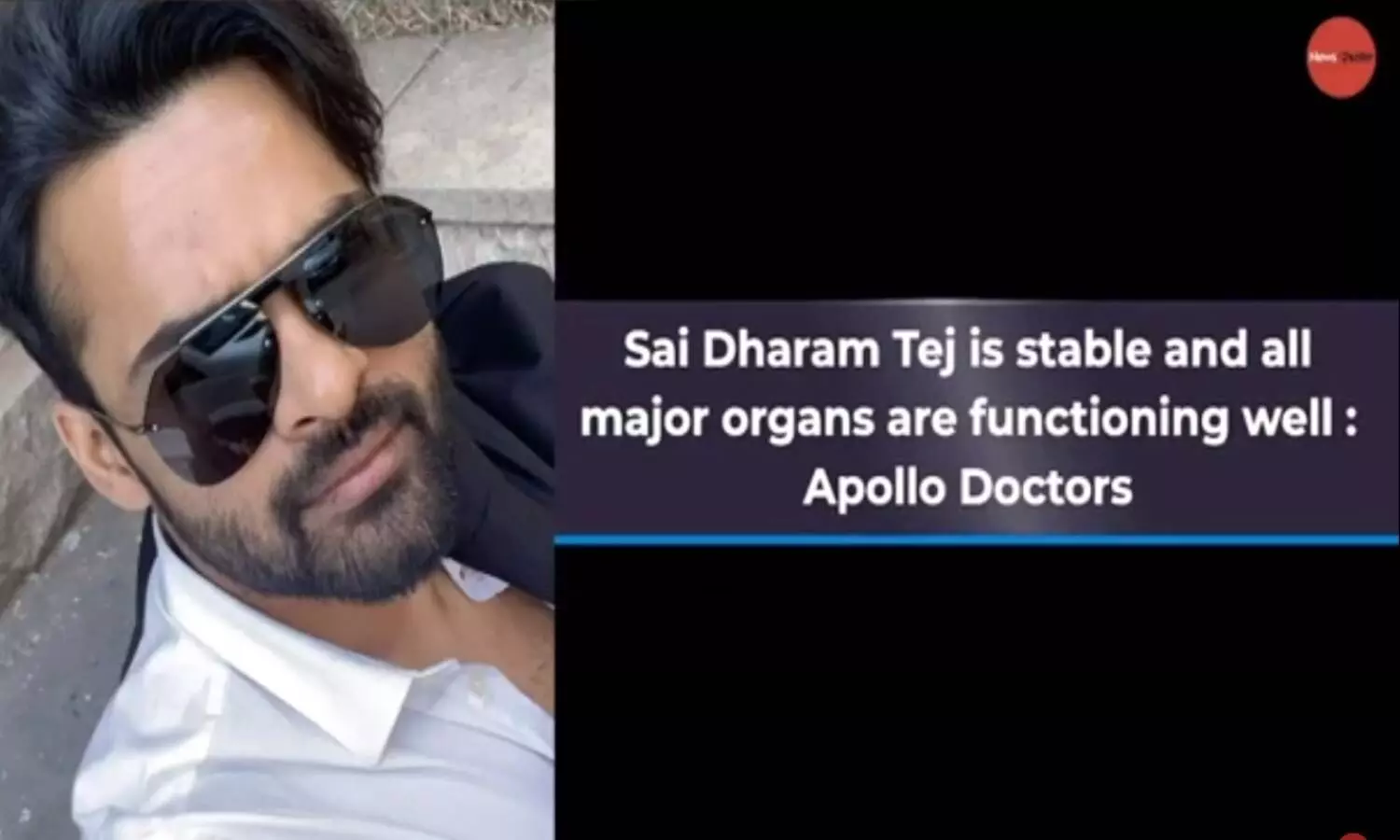 Tollywood actor Sai Dharam Tej injured in an accident