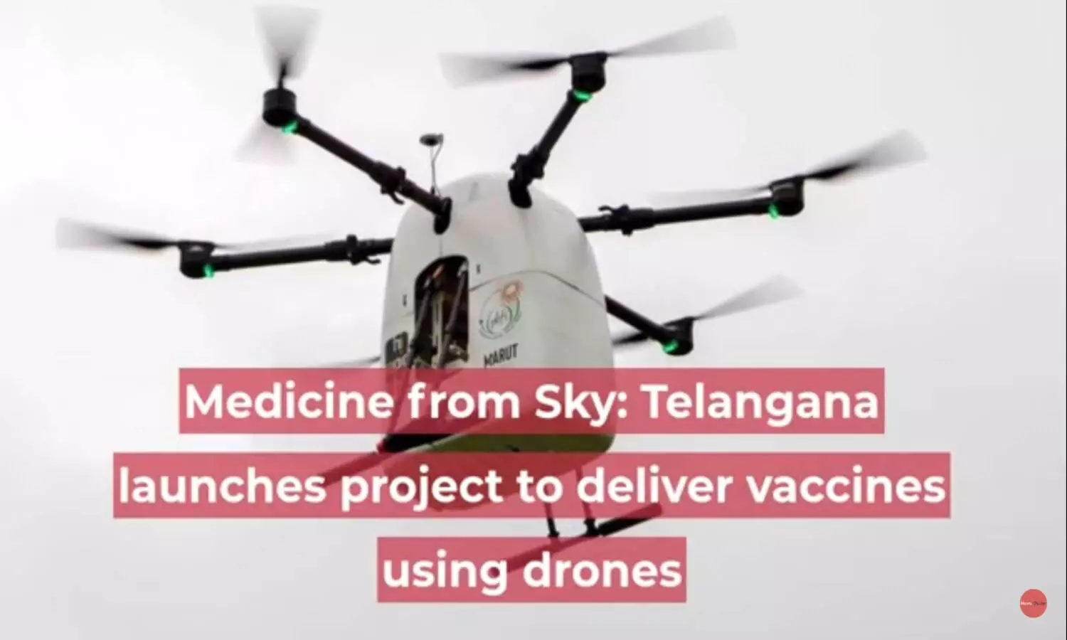 Medicine from the Sky: Telangana launches project to deliver vaccines using drones