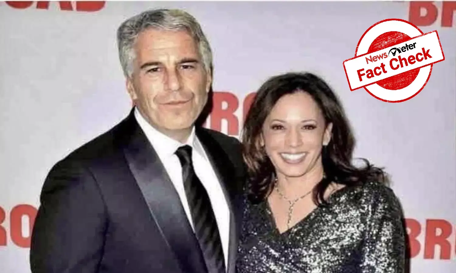 FACT CHECK: Photo of US VP Kamala Harris with sex offender Jeffrey Epstein is morphed