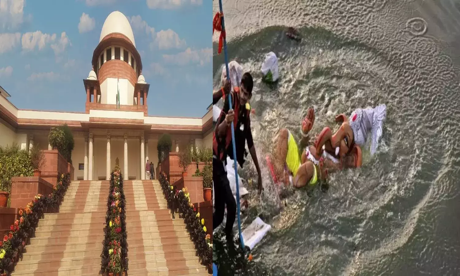 Telangana: SC allows symbolic immersion of PoP Ganesha idols in Hussain Sagar