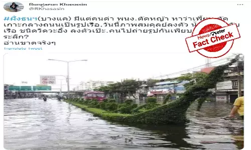 FACT CHECK: Is this image from 2021 Thailand floods?