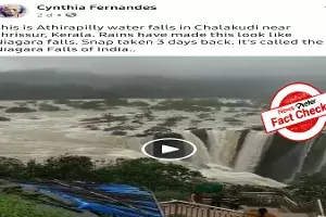 Fact Check: Karnatakas Jog falls passed off as Keralas Athirapally waterfalls Fact Check: Karnatakas Jog falls passed off as Keralas Athirapally waterfalls
