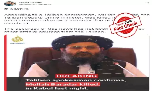 Fact Check: Is Taliban acting deputy Prime Minister dead?