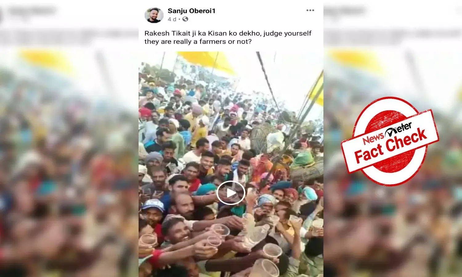 Fact Check: Videos showing alcohol served at religious fair in Punjab falsely linked to farmers protest