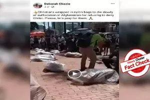 Video from Colombia protest passed off as Christians in Afghanistan being suffocated to death Video from Colombia protest passed off as Christians in Afghanistan being suffocated to death