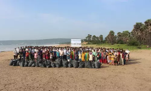 Coastal clean-up held to keep Vizag beaches clean