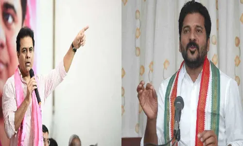 Twitter battle reaches court: KTR files defamation suit against TPCC chief Revanth Reddy