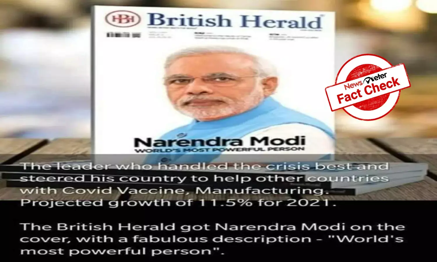 FACT CHECK: Did `British Herald declare Modi as worlds `most powerful person?