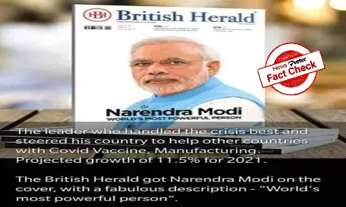 FACT CHECK: Did `British Herald declare Modi as worlds `most powerful person?