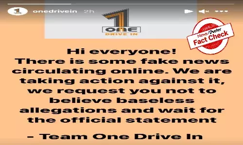 Fact Check: One Drive In falsely claims that reports of its employee filming women is fake news