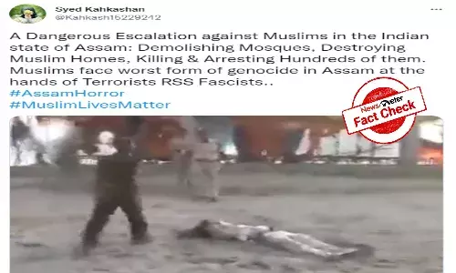 FACT CHECK: Old video of police attacking unconscious man in Bihar passed off as recent brutality in Assam