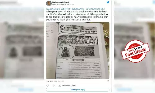 Fact Check: Did Telangana govts Class 8 social studies textbook contain Islamophobic content?