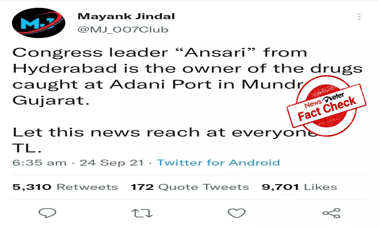 Adani Port drug bust: Who is Congress leader `Ansari?