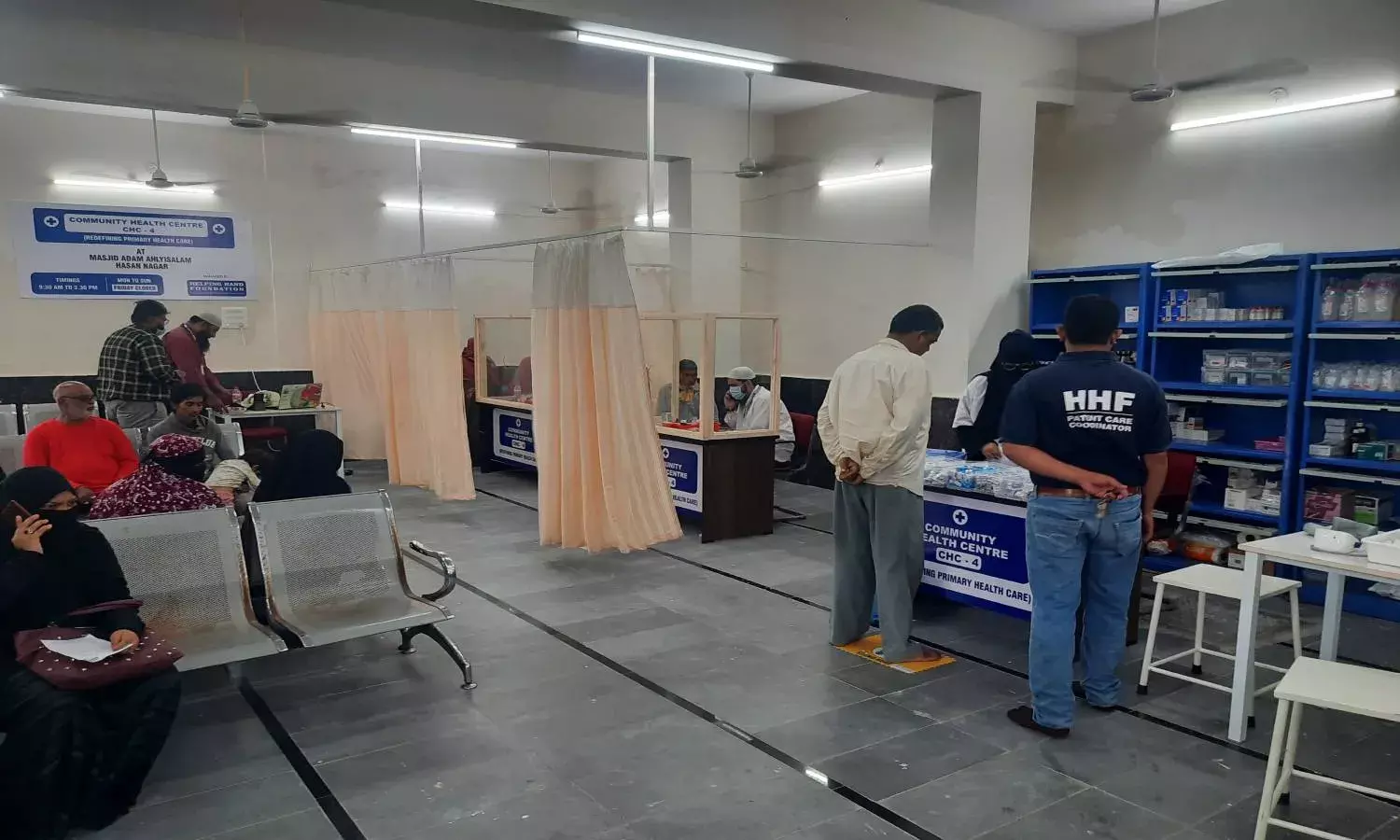 HHF sets up its 4th PHC in mosque after survey shows poor PHC